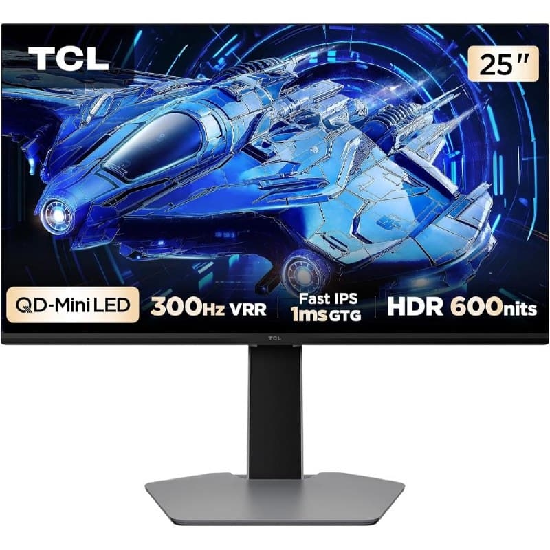 Monitor Gamer TCL 25" QD-Mini LED 300Hz 1ms 25G64