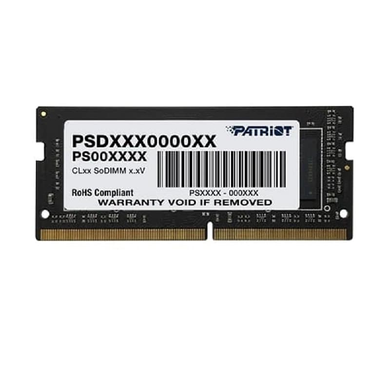 Memoria Ram Patriot Signature 8GB 1X8Gb Udimm 3200Mhz Ddr4 Cl22 Preta Psd48G32002