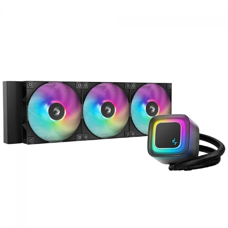 Water Cooler DeepCool LE360 V2, ARGB, 360mm, Intel-AMD, Preto, R-LE360-BKAMMC-G-2