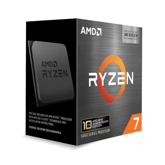 Processador Amd Ryzen 7 5800X3d Anniversary Edition 3,4GHz Am4 100-100000651Pof