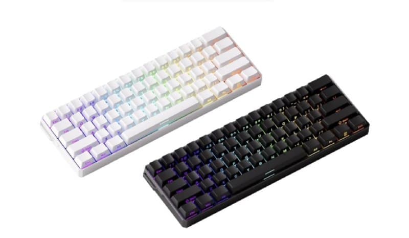 Teclado Mecânico Akko MonsGeek FUN60 PRO HE 60% com Interruptor Magnético, Gatilho Rápido 0.01mm, 8K, Teclado Gamer Personalizado com Fio
