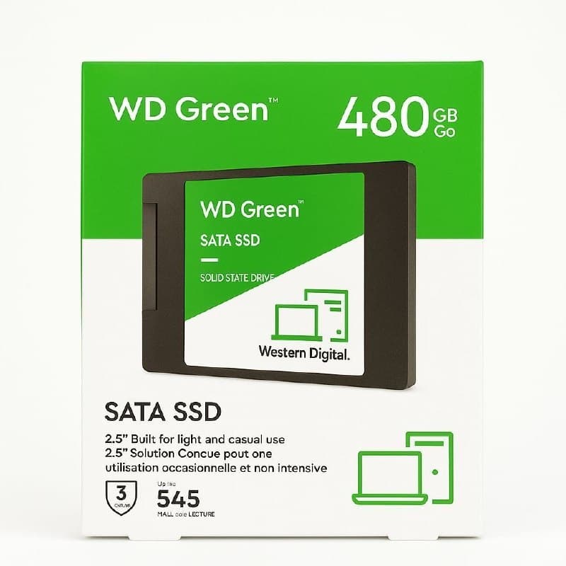 SSD interno Western Digital WD Green WDS480G3G0A 480GB Verde