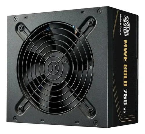 Fonte Cooler Master Mwe 750 V3 750w Atx 3.1 Preto