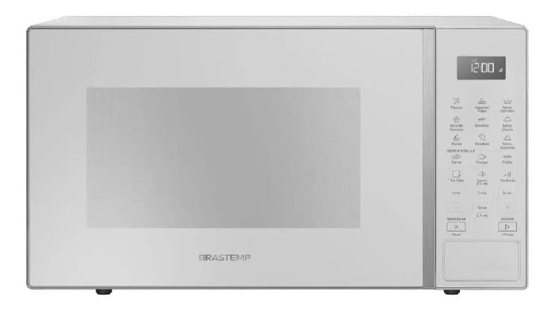 Micro-ondas Brastemp 32L Branco com Menu Gourmet - BMS46AB