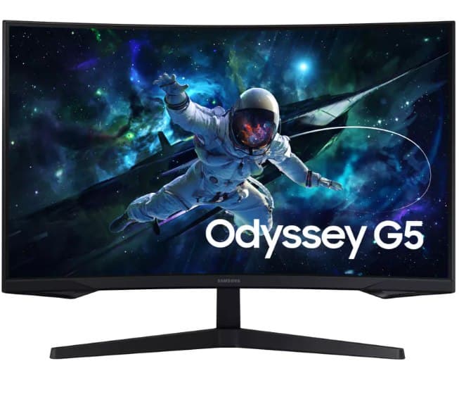 Monitor Gamer Samsung Odyssey G5 32'', QHD, 165Hz, 1ms, Freesync, HDMI, DP