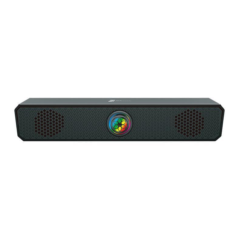 Caixa de Som R8 Sp04, 2X3w Rms, Usb, Preto, R8-Sp04-Rbw-V2