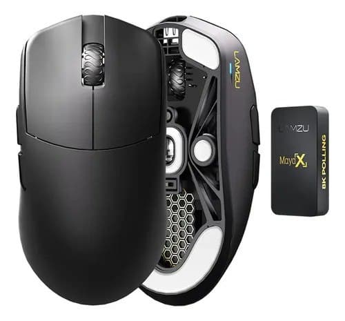 Mouse Gamer Lamzu Maya X Preto 8k Pwm3950 30000 Dpi 47g Preto