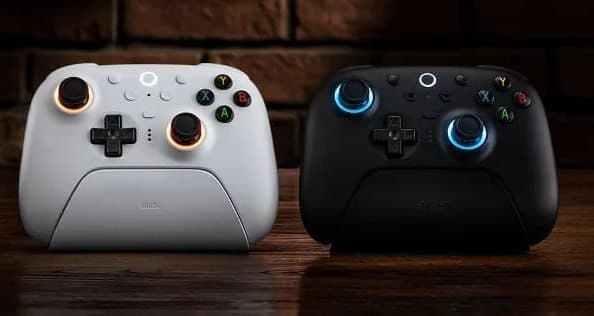 Controle 8BitDo Ultimate 2 Wireless com Dock, RGB, Joystick TMR, Motion Control, Trigger mode, sem fio, 1000mAh, trimode