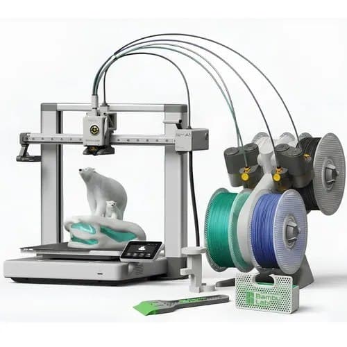Impressora 3d Fdm Bambu Lab A1 Ams Lite (combo) + Kit Manutenção