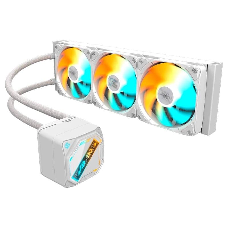 Water Cooler Gigabyte Gaming 360, RGB, 360mm, AMD e Intel, Branco GP-GIGABYTE GME 360I