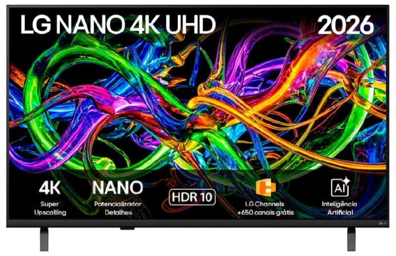 Smart Tv Lg 43'' 4k Ultra HD Nano Ai Magic WebOS 26 (43UN85)