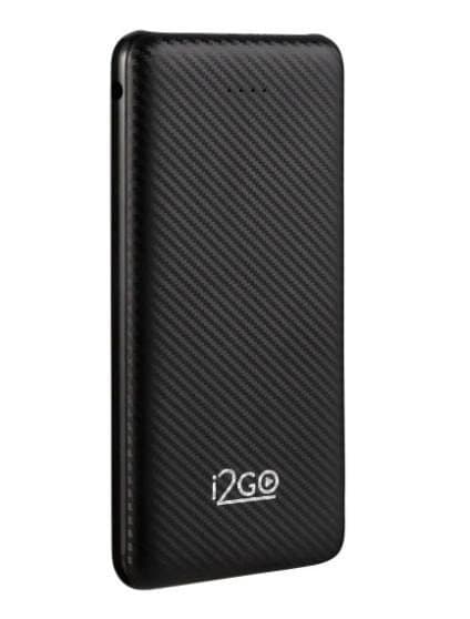 Carregador Portátil Power Bank I2go 10000mah Cor Preto
