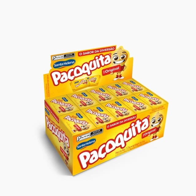 Paçoquita Display De 1Kg Com 50 Unidades