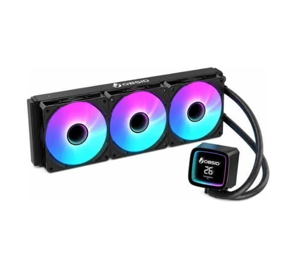 Water Cooler Obsid Pro 360 C/ Display Lcd E Argb Amd E Intel Preto