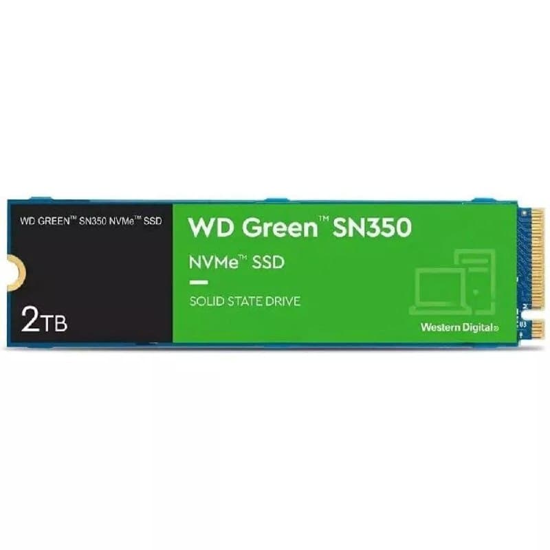 SSD M.2 NVMe 2TB Western Digital WD Green SN350 Velocidade de Leitura/Gravação até 3200/3000MB/s Gen3x4 WDS200T3G0C