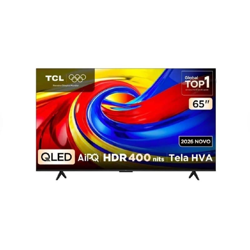 Smart Tv 65" Tcl Qled 4K Wi-Fi Google Tv - 65P7l