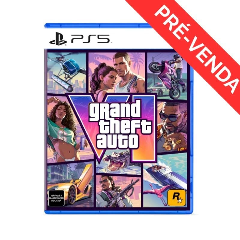 GTA 6 Jogo Grand Theft Auto VI Edição Standard - PS5 (PRÉ-VENDA)