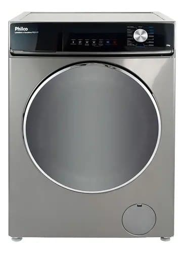 Lava e seca Philco 16 programas eco inverter 10 kg inox Pls11t