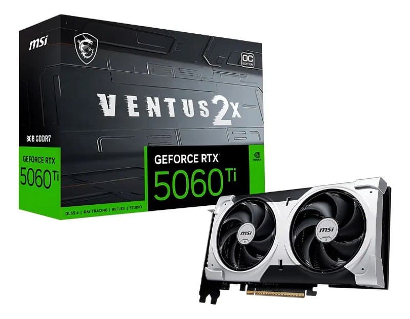 Placa De Video Nv Rtx5060ti 8g G7 128b Ventus 2x Oc Plus Msi
