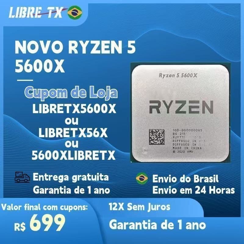 Ryzen 5 5600X Novo