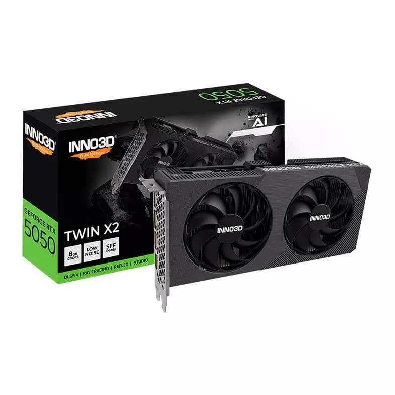 Placa de Video INNO3D GeForce RTX 5050 Twin X2