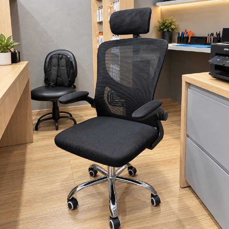 Cadeira Ergonômica Mesh Preta