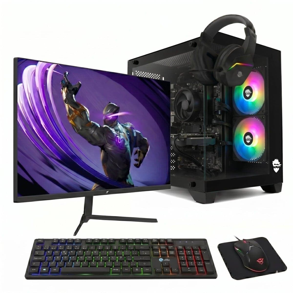 Setup Terabyte Ryzen 5 5500 com RX 7600 e monitor 240Hz IPS
