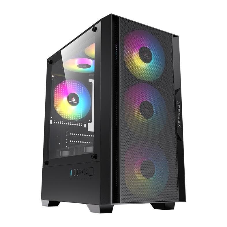 Gabinete Gamer Acegeek Stratus Mesh
