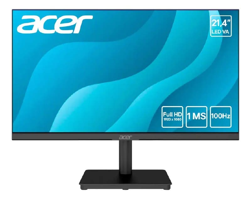 Monitor Acer 21,4" 100Hz Mk221q Bi Led/Va Full Hd 1ms Hdmi Vga Vesa