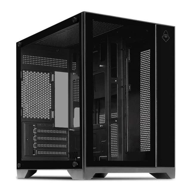 Gabinete Gamer Mancer Cv100 Mid-Tower Vidro Preto