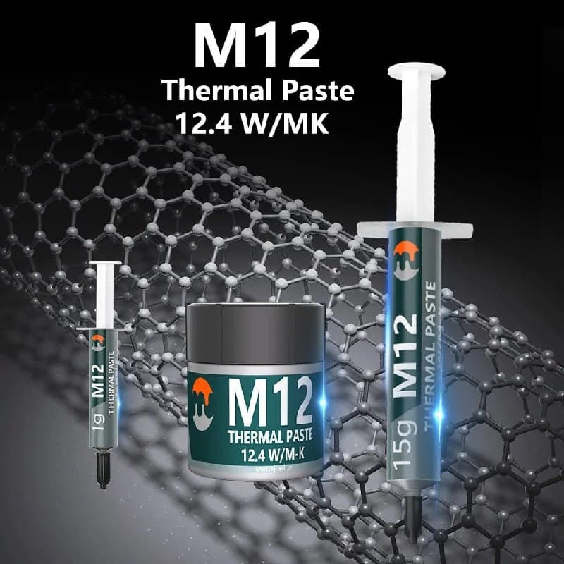 M12, pasta térmica em pasta 12.4W/mK 4G