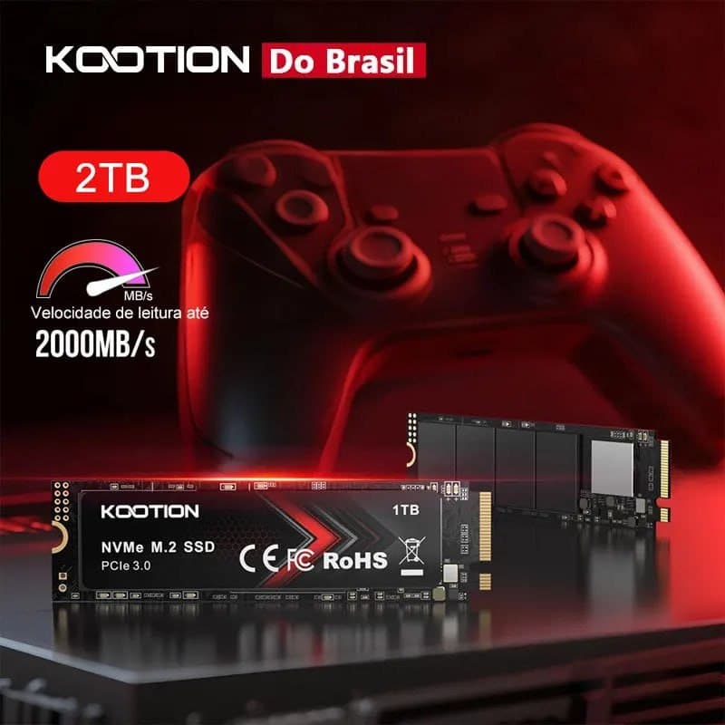 SSD Nvme Pcie 3.0 1TB 2000MB/s