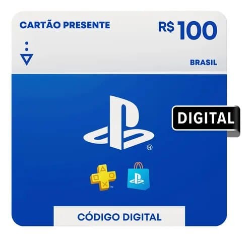 Sony PlayStation Store Gift Card R$ 100 (Digital)