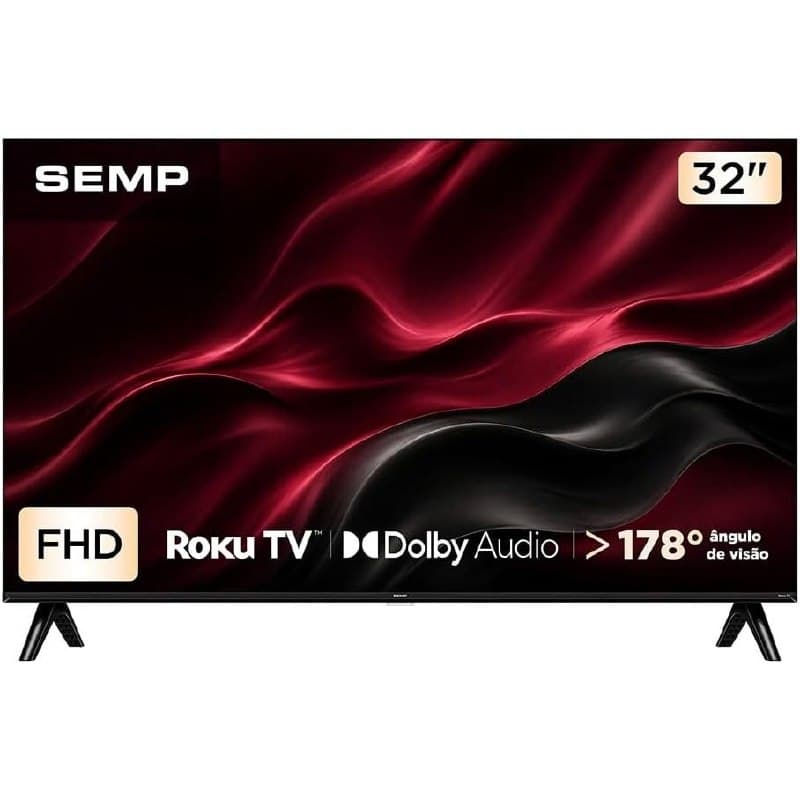 Smart TV SEMP 32" Full HD Roku TV - 32S42R