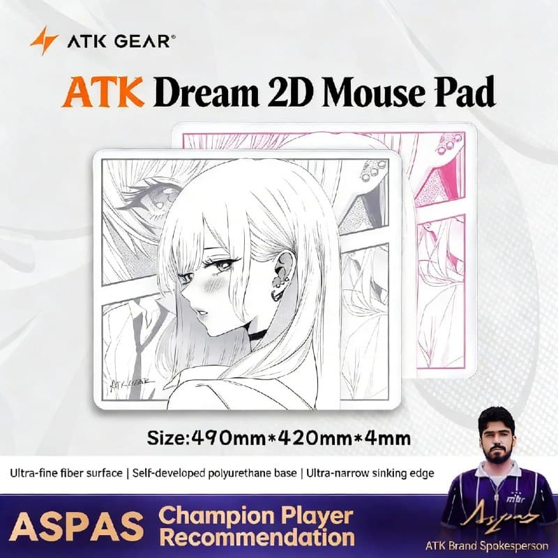Mousepad Atk Nana/Dream, 490x420mm, Base de poron