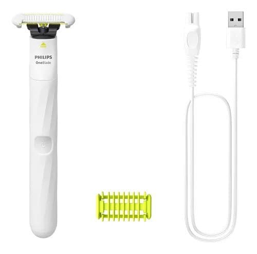 Aparador E Raspador Oneblade Intimate Qp1924/10 Philips Branco 127/220v