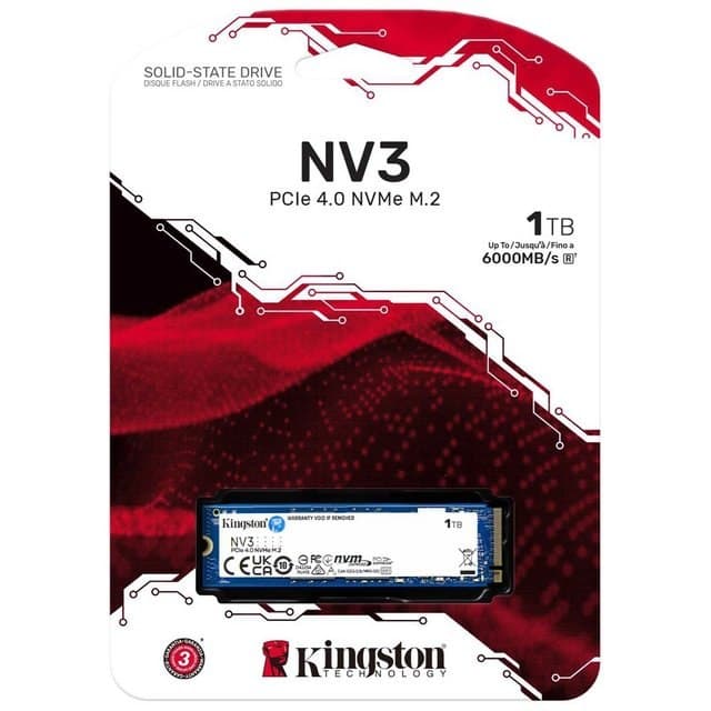 SSD M.2 NVMe 1TB Kingston NV3 SNV3S/1000G