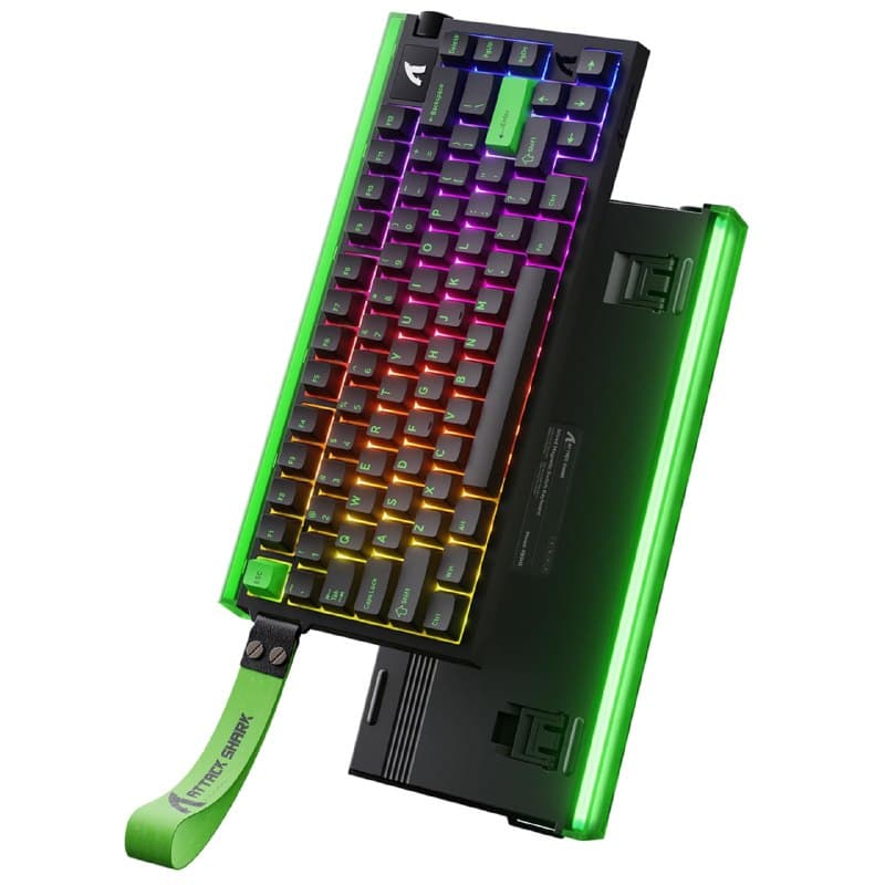 ATTACK SHARK R85HE Teclado Mecânico Magnético com Switch Roxo 8000Hz