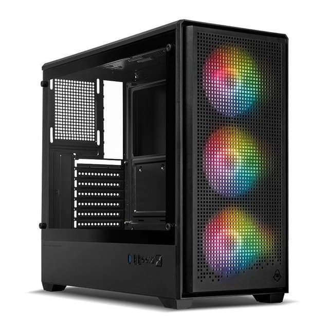 Gabinete Gamer Mancer Mugen, Full-Tower, Lateral de Vidro, Preto, Mcr-Mgn-Bk