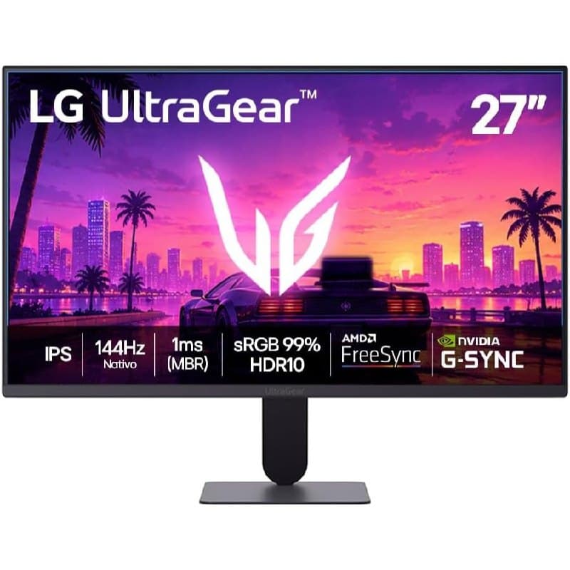 Monitor Gamer LG UltraGear 27" FHD 144Hz IPS 27G411B-B