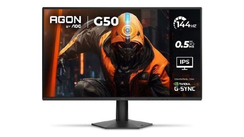 Monitor Gamer AOC Agon G50 27" 144Hz 0, 5ms IPS HDR10 G-Sync 27G50f