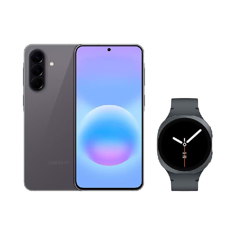 Galaxy A57 5G (128GB) Cinza + Galaxy Watch8 BT