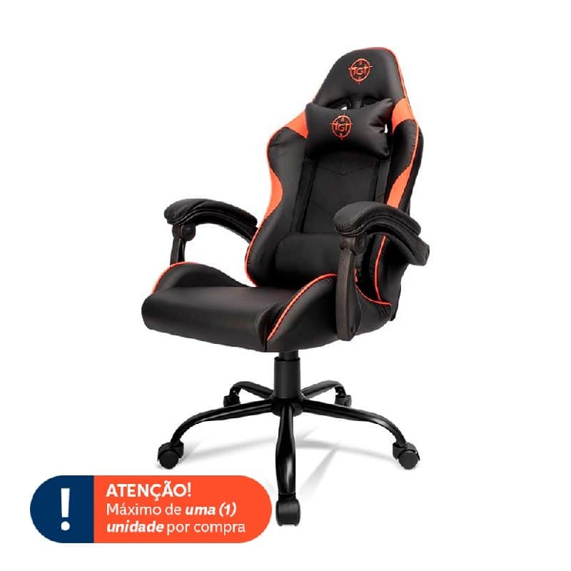 Cadeira Gamer TGT Heron TC3, Preto