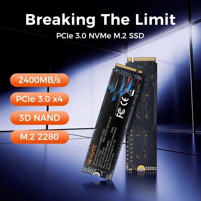 SSD Nvme HEYGATE 512GB Gen3 2000 MB/s