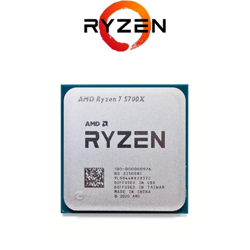 5700x Processador Ryzen 7 5700x 3.4ghz (4.6ghz Max) - Novo S/Box