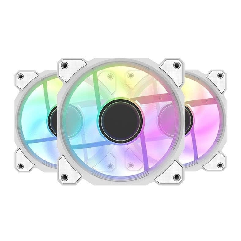 Kit 3x Ventoinhas Aigo Darkflash DR08, ARGB