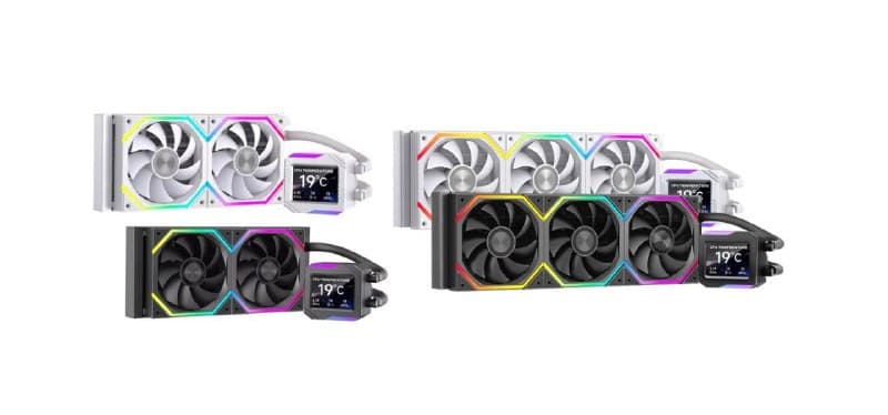 Water Cooler Jungle Leopard AstroShel V2G Tela personalizável de 2,8 polegadas