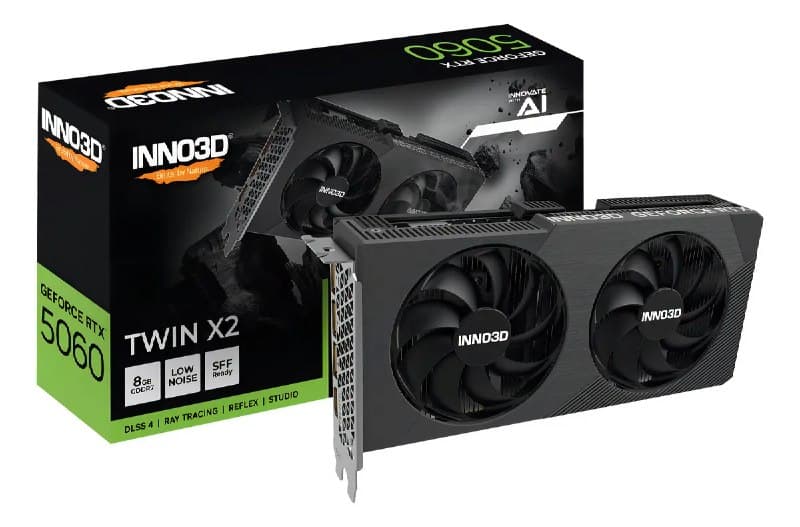 RTX 5060 INNO3D Twin X2 8GB GDDR7 128-bit