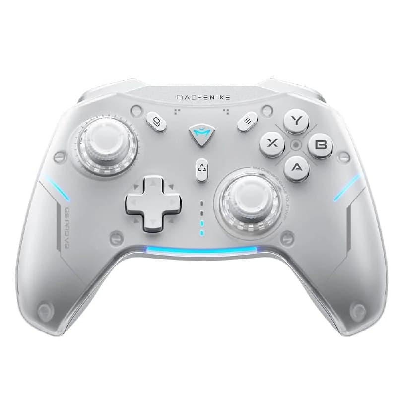 Controle Sem Fio Gamer Machenike G5 Pro, Multiplataformas, RGB, Switch Kailh, Branco JJ02GJ006