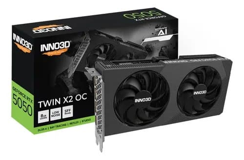 Placa De Vídeo Nvidia G Rtx 5050 8GB Gddr6 Inno3d Twin X2 Oc